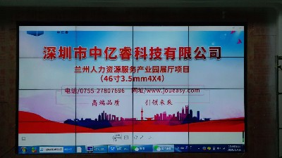 中億睿液晶屏、滑軌屏助力蘭州人力資源產(chǎn)業(yè)園打造創(chuàng)意科技化數(shù)字展廳